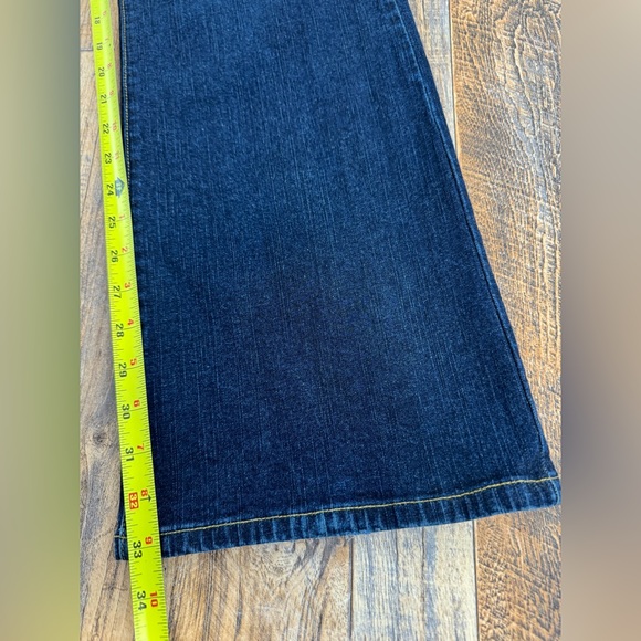 Baby Phat Women’s Vintage Denim Boot Cut Jeans, Embroidered Cat Logo, Size 14 - Picture 7 of 16